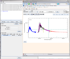 Screenshot of Specview session