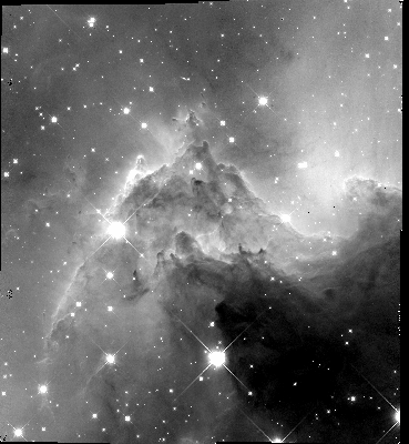 preview of ngc2174 through the f105w filter