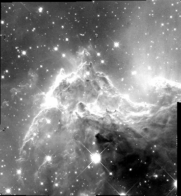 preview of ngc2174 through the f125w filter
