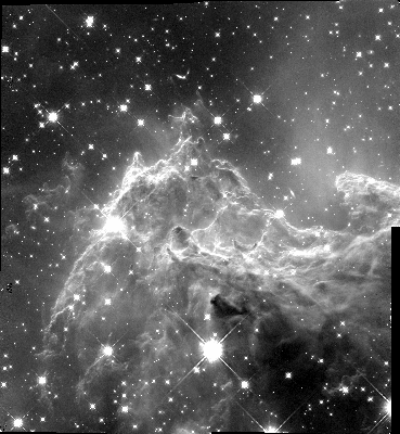 preview of ngc2174 through the f160w filter