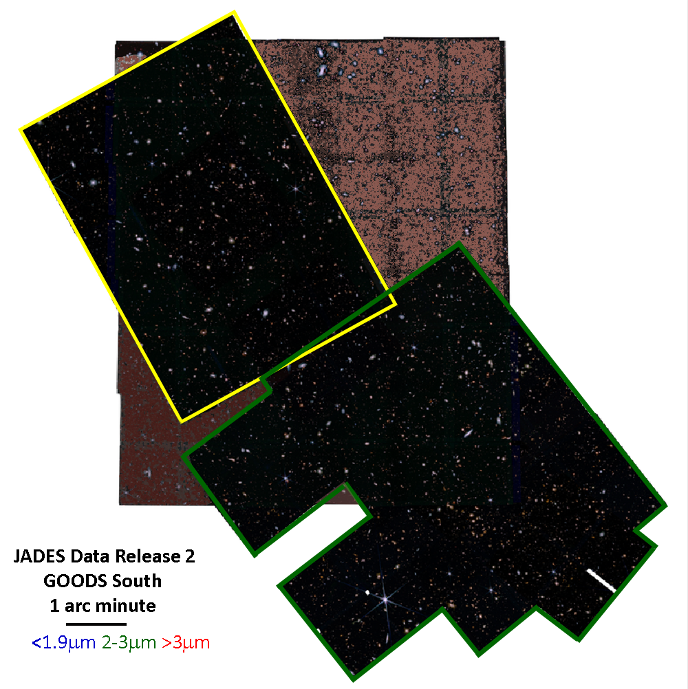 JADES Second Data Release Area