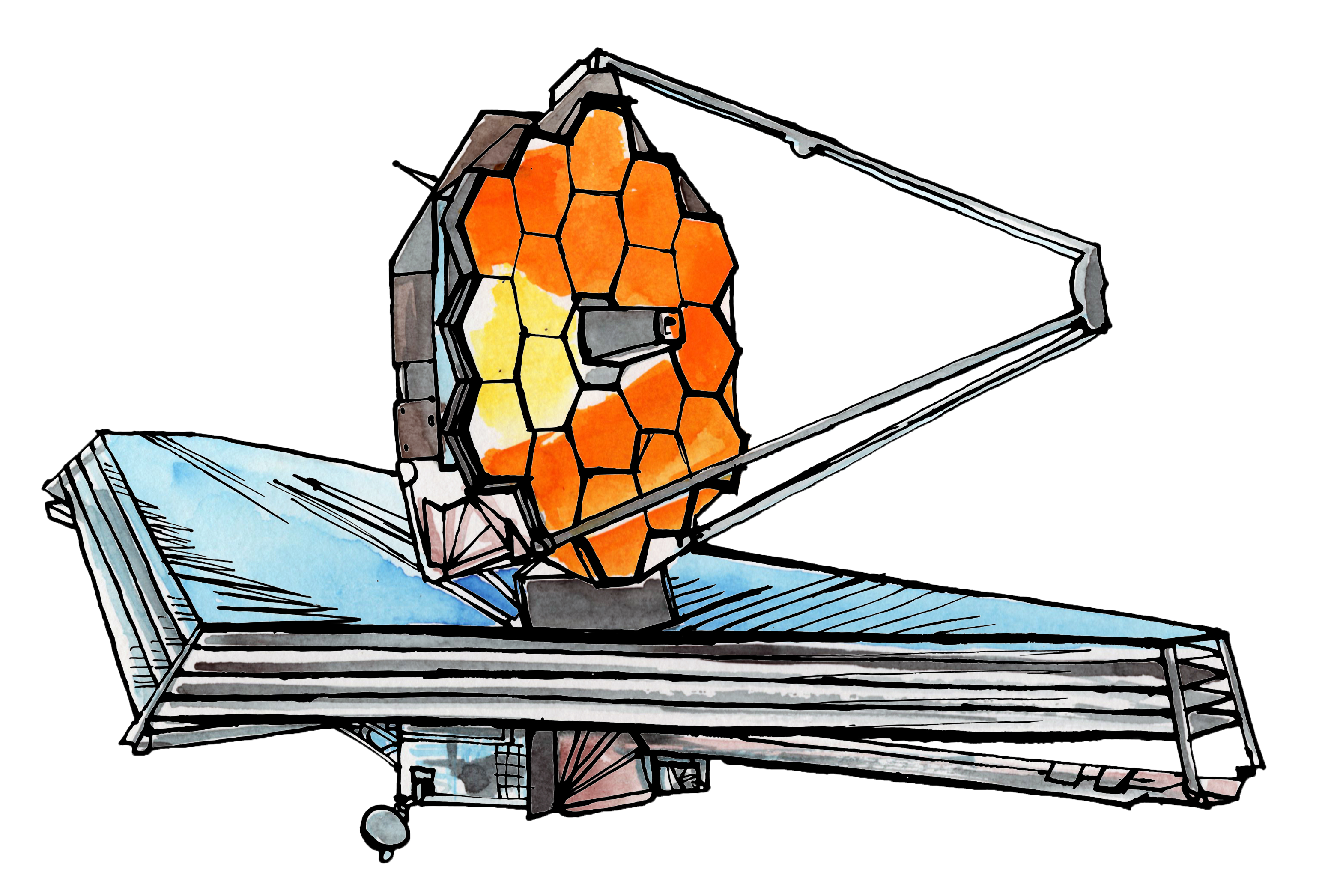 sketch of JWST