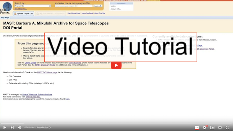 Button link to captioned video tutorial.