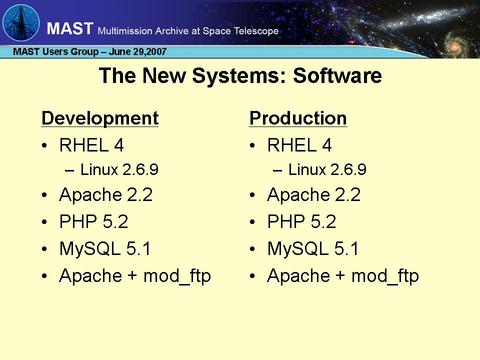 slide 11 of MAST Infrastructure presentation